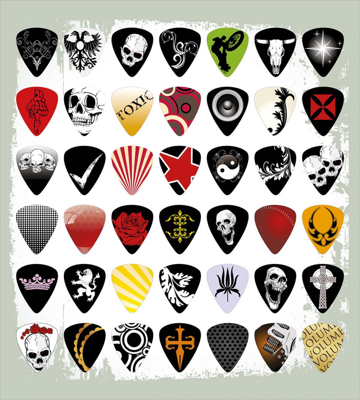Guitar Picks Set — Pattern