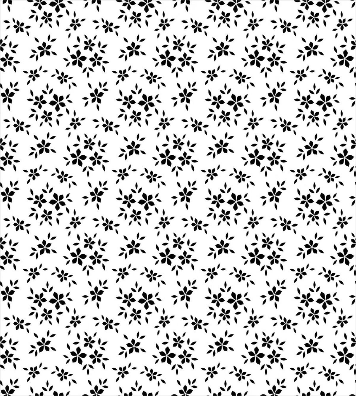 Simple Monochrome Spring — Pattern