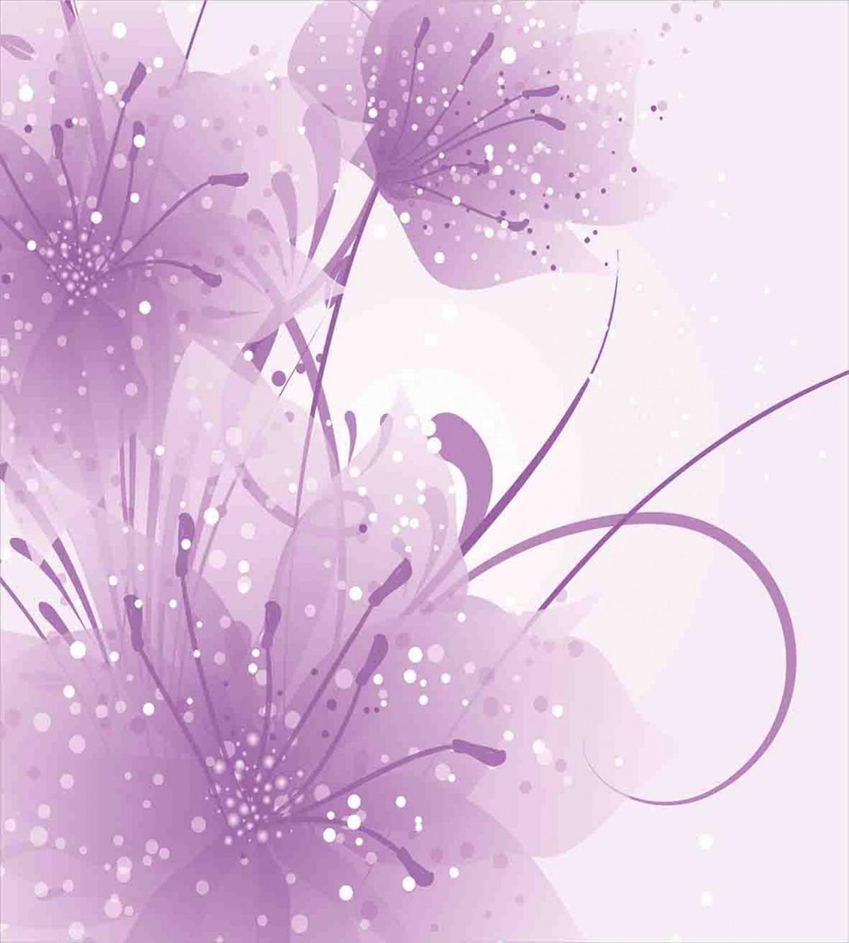 Vector Flowers Butterfly — Pattern