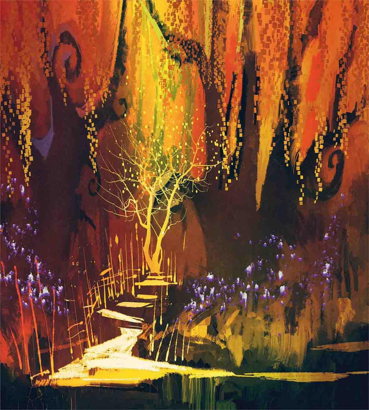 Imaginary Forest View — Pattern