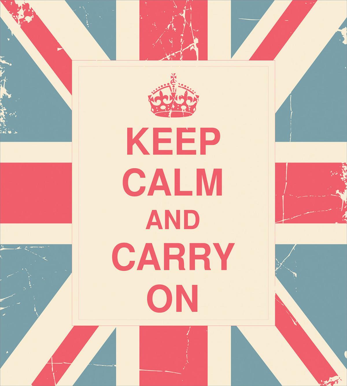 Carry on British Flag — Pattern