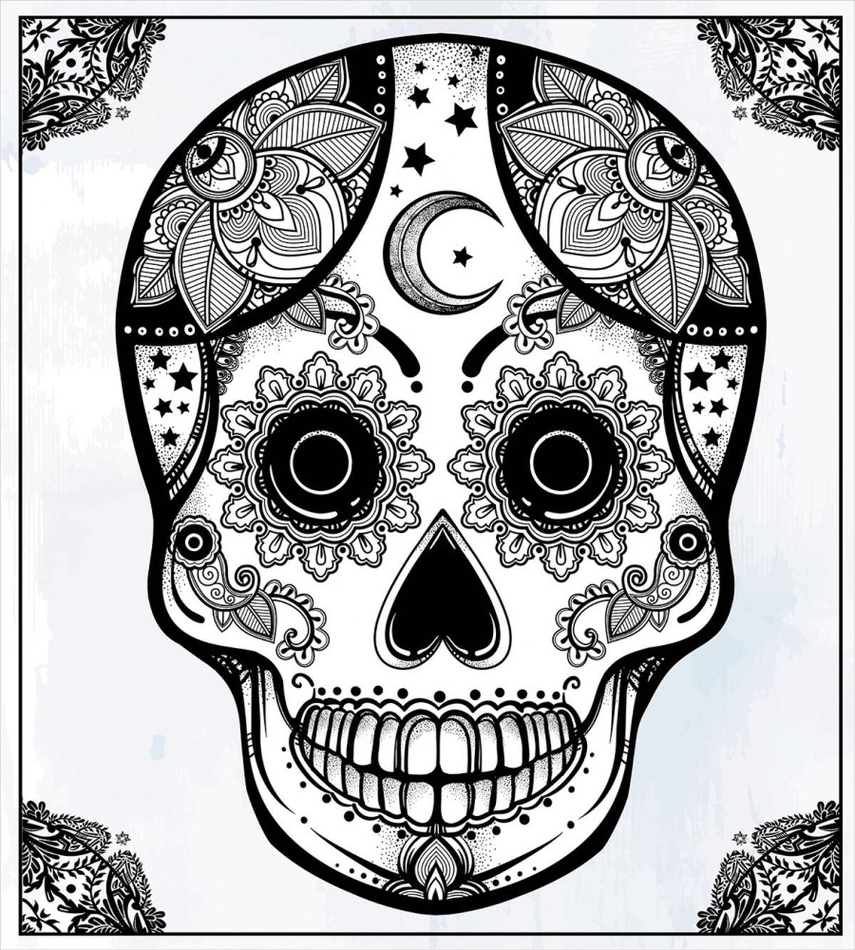 Hispanic Art Mascot — Pattern