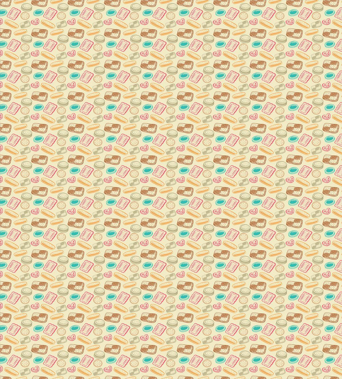 Scribbled Sketch of Biscuits — Pattern