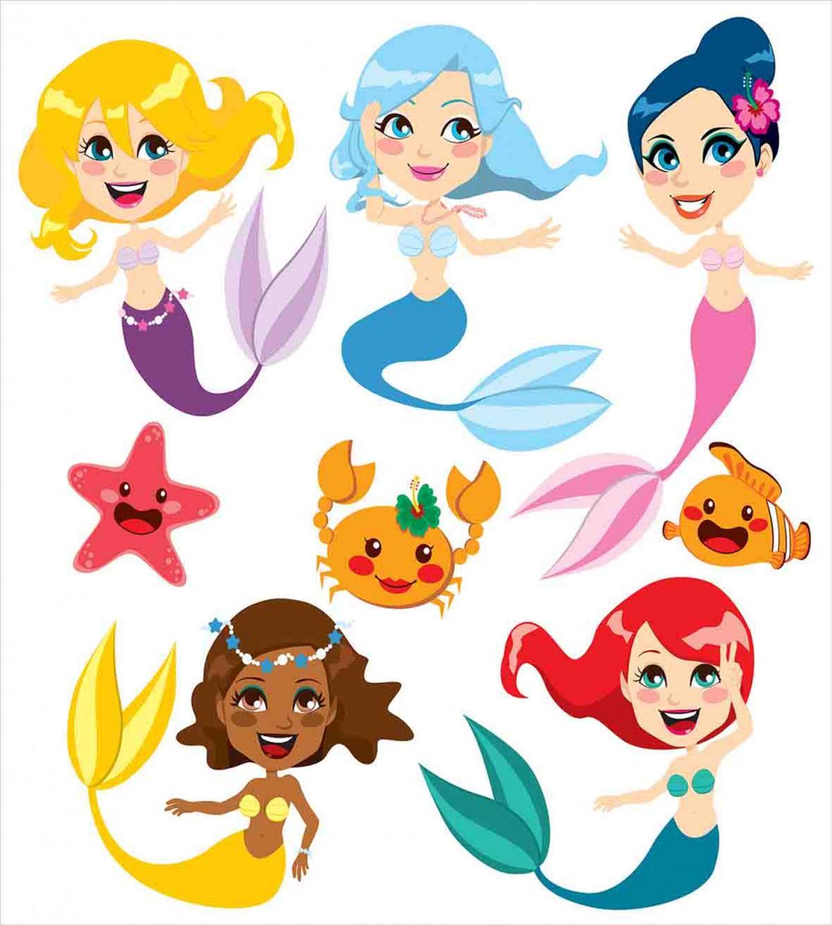 Mermaids Sea Friends — Pattern