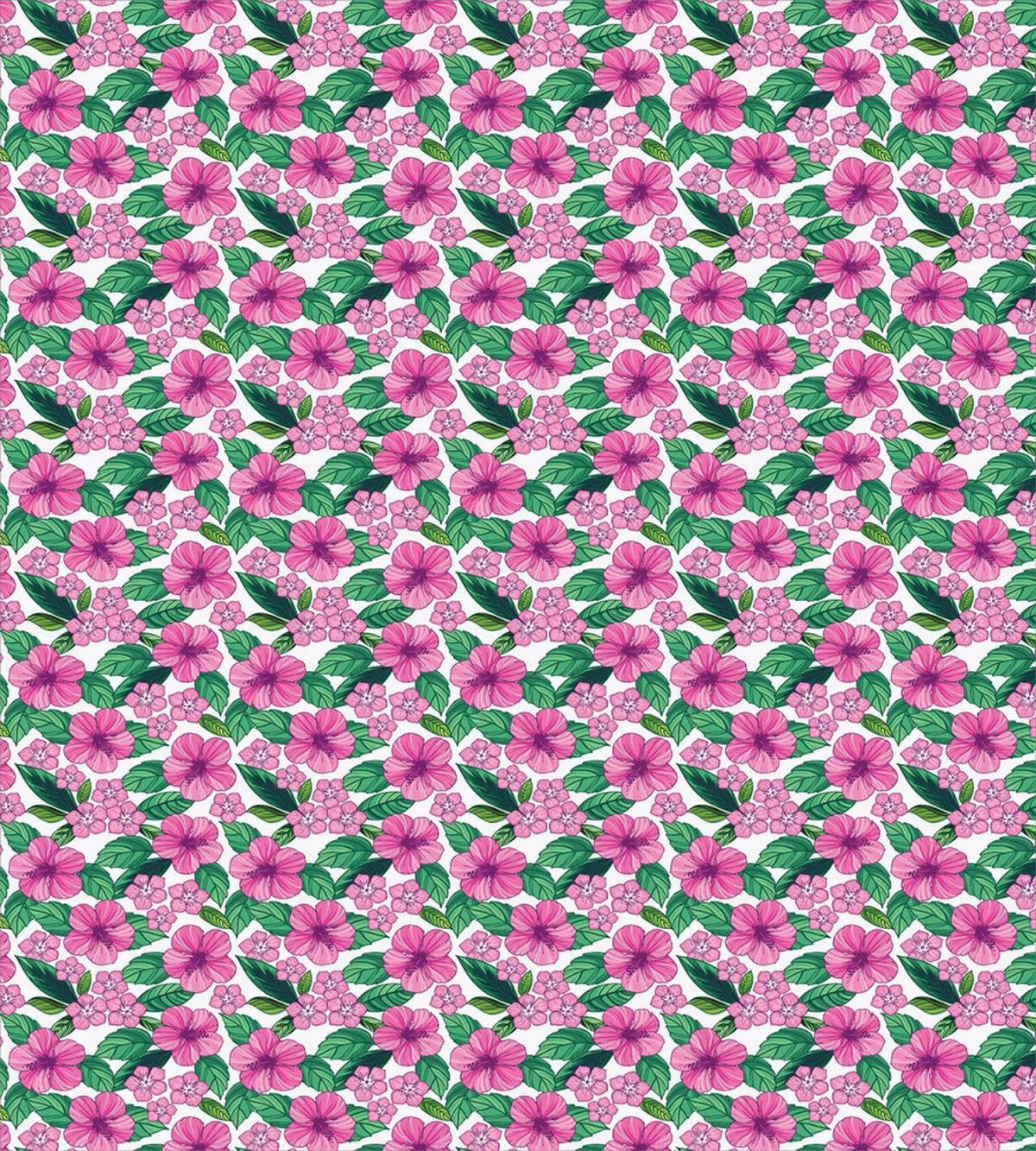 Hibiscus and Plumeria Art — Pattern