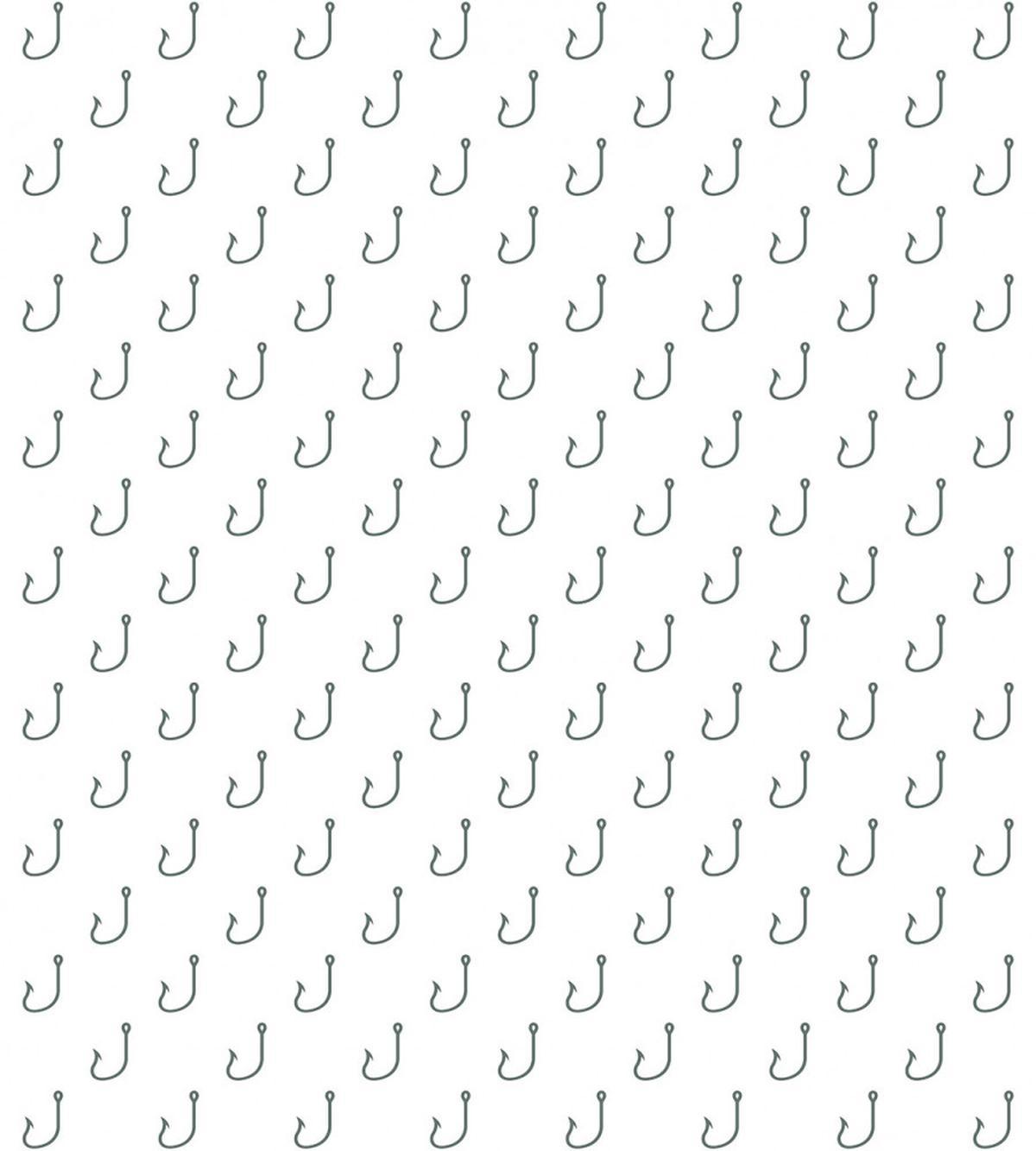 Sealife Anchor Fish Hook — Pattern