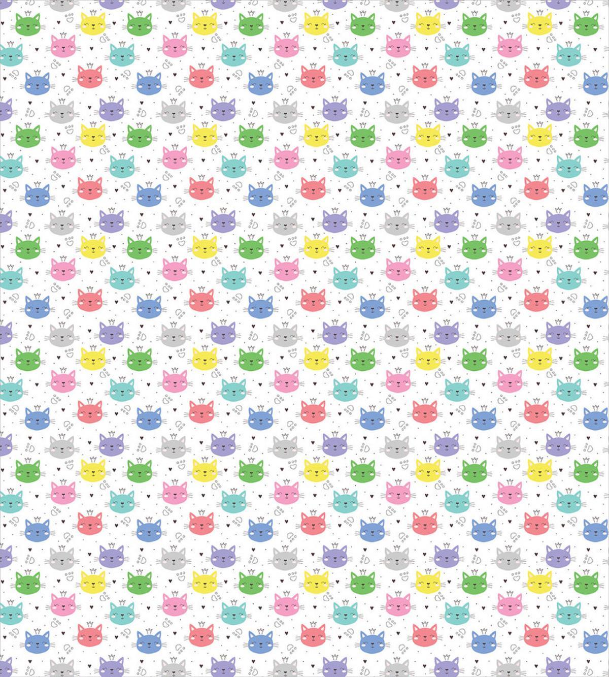 Colorful Princess Cats — Pattern