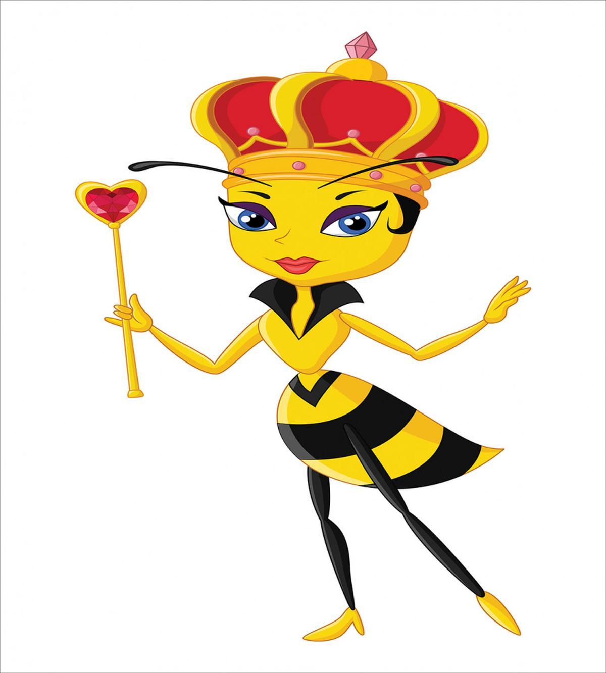Cartoon Style Bee — Pattern