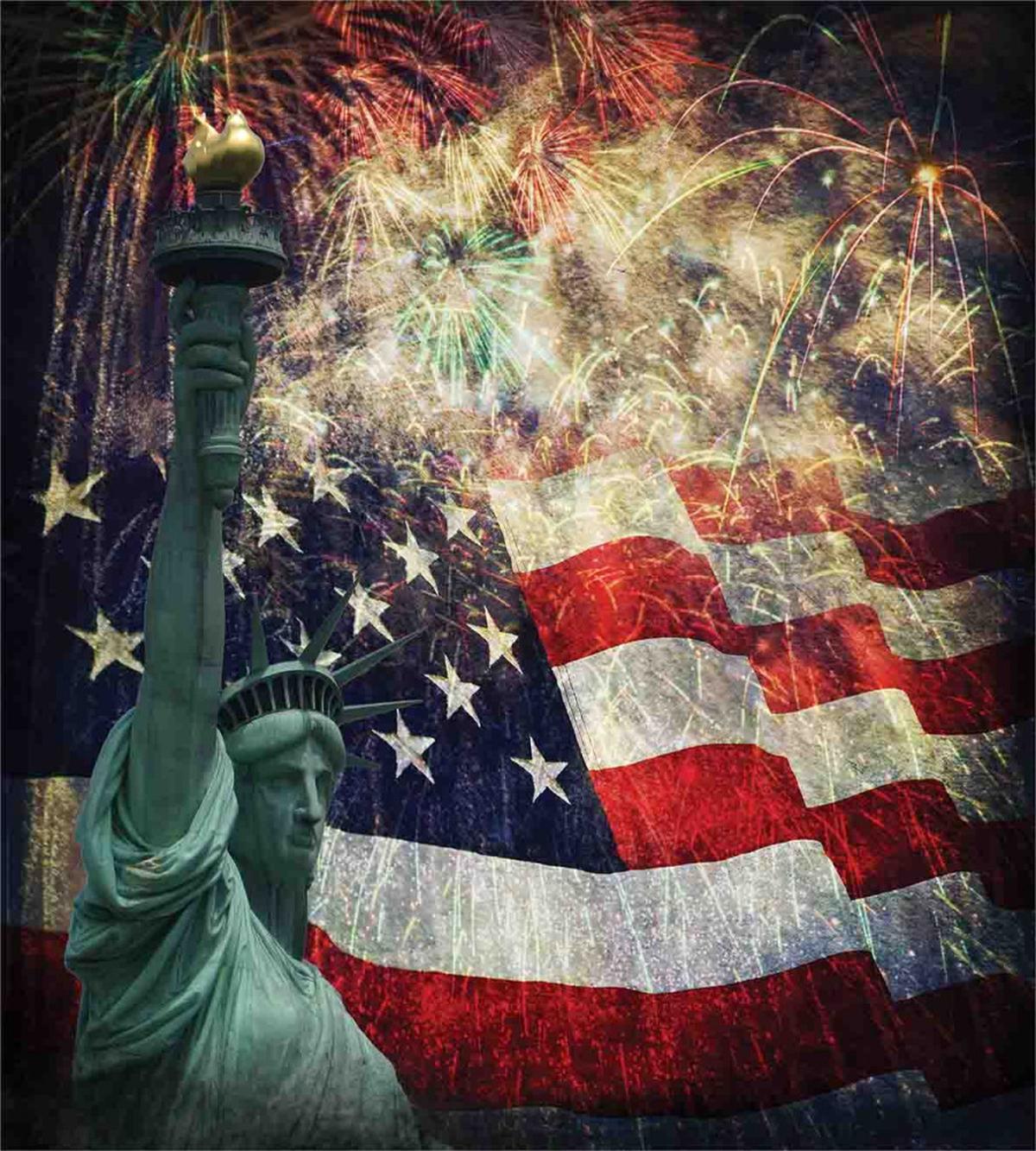 Fireworks 4th of July — Pattern