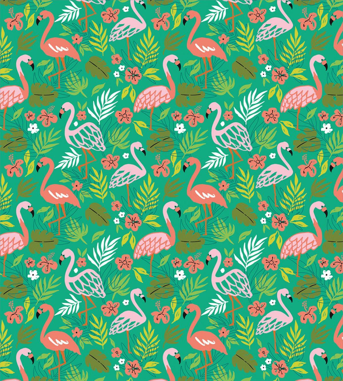 Caribbean Botany Flamingos — Pattern