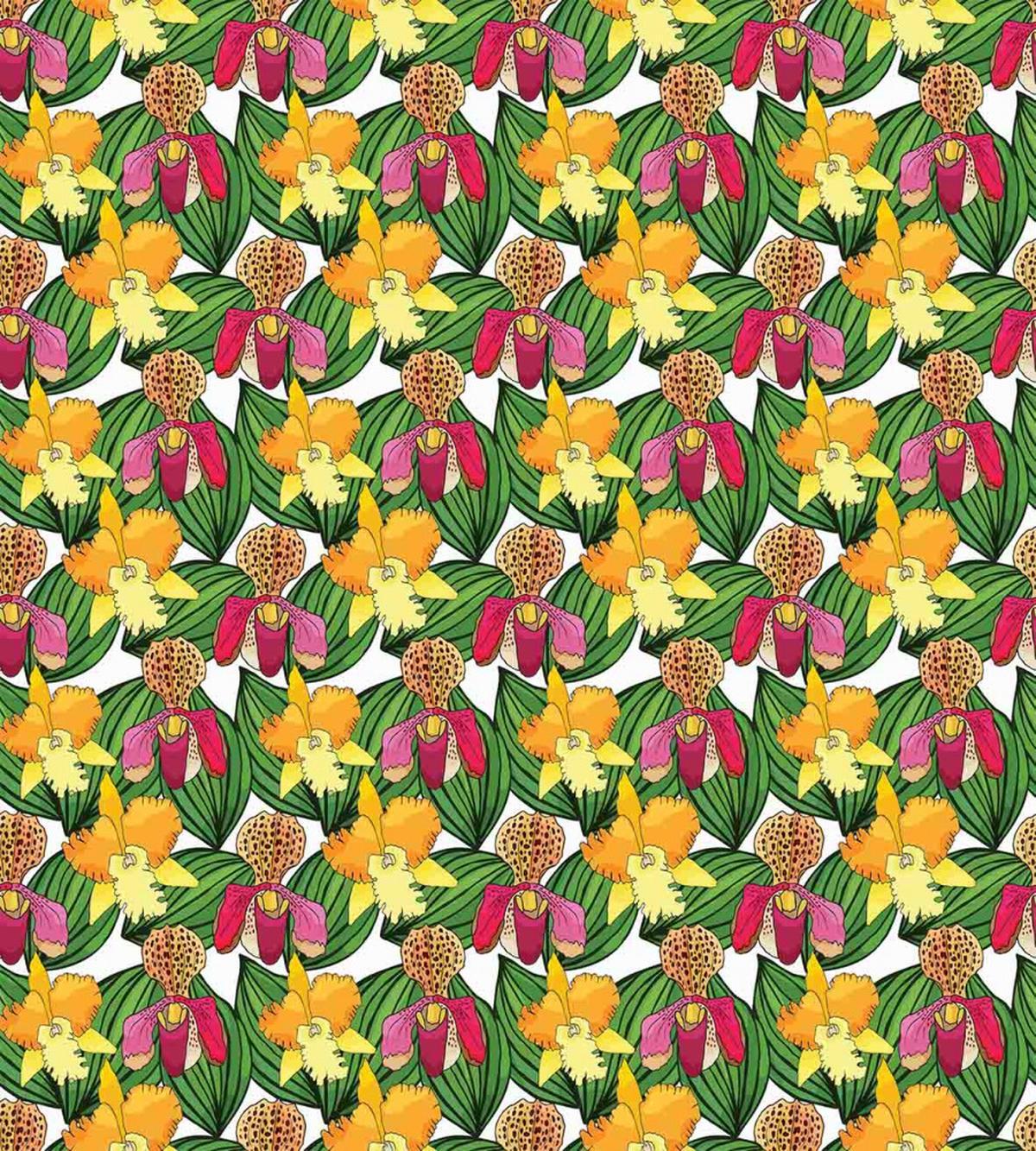 Tropic Foliage Woody Plants — Pattern