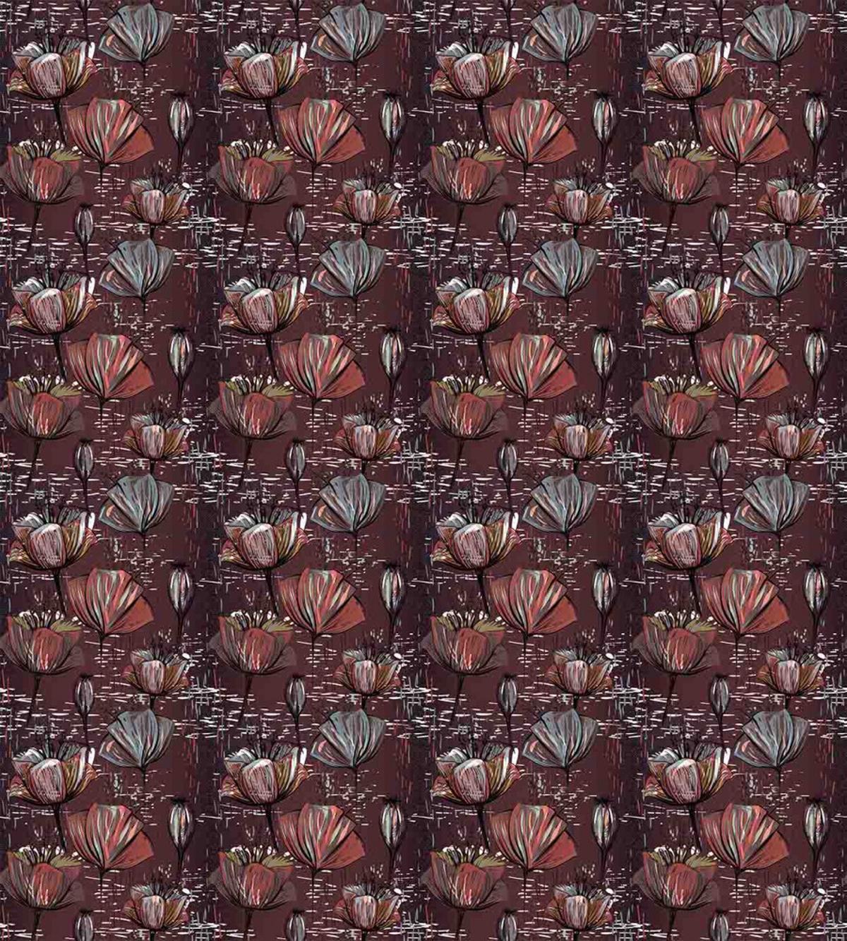 Vintage Murky Grunge Blooms — Pattern