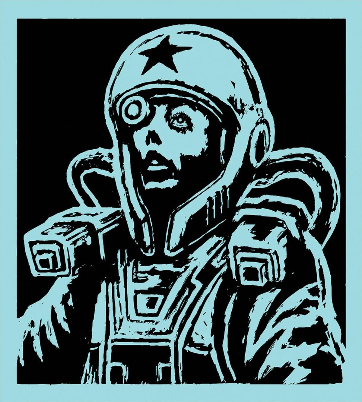 Female Astronaut — Pattern