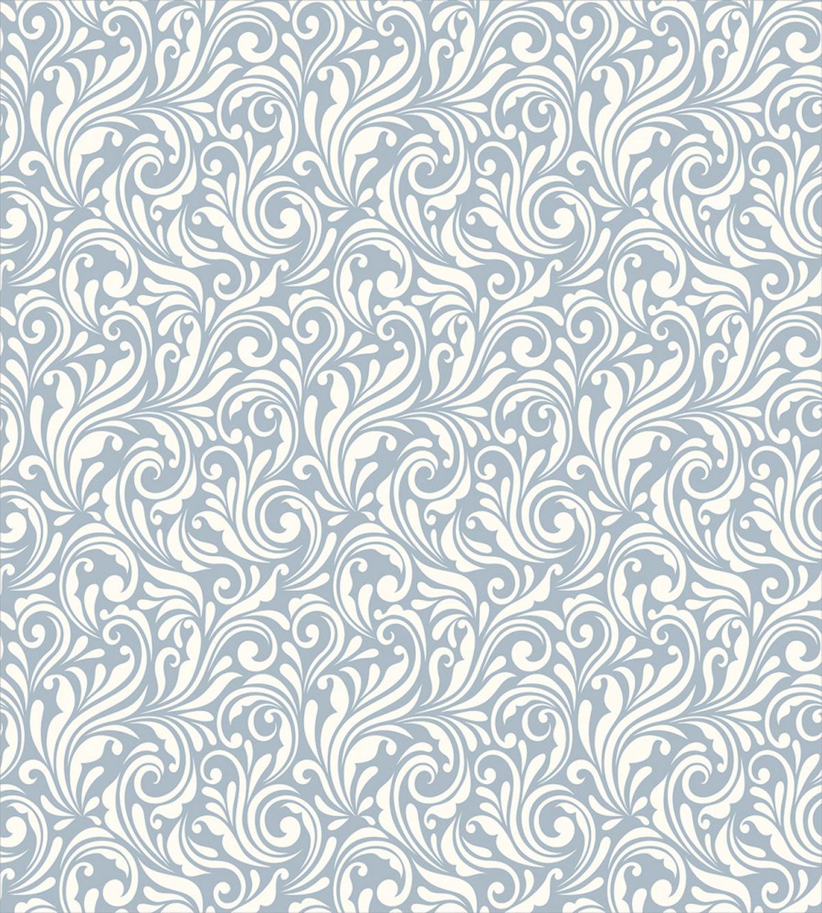 Vintage Leaves Swirls — Pattern