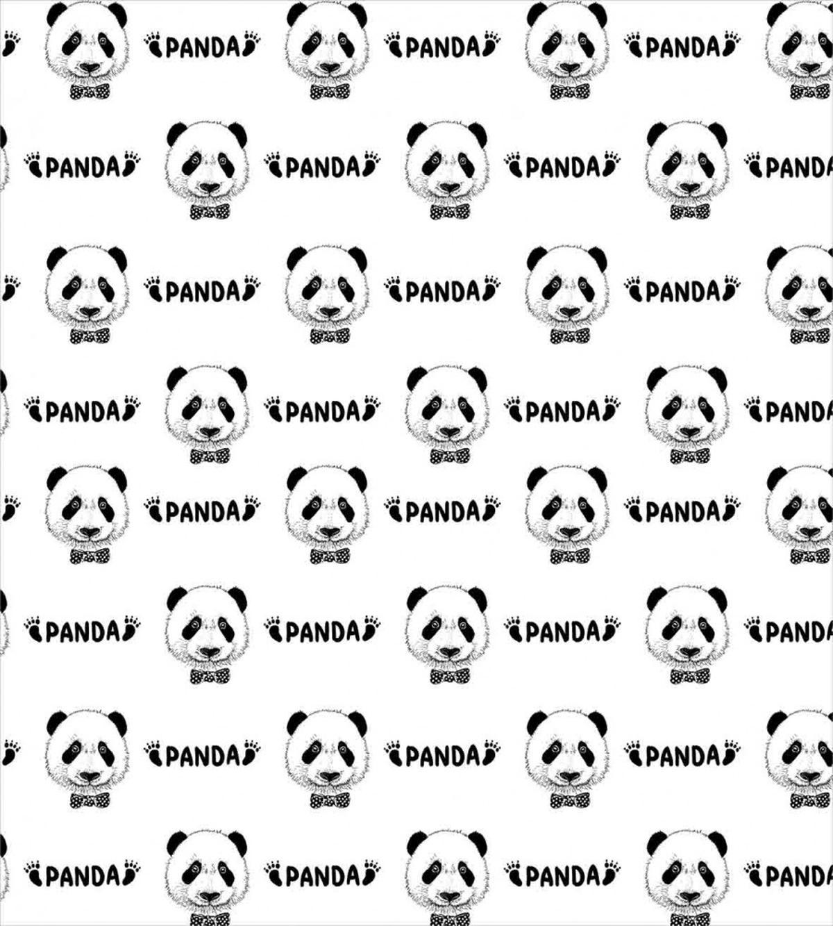 Panda Bow Tie — Pattern