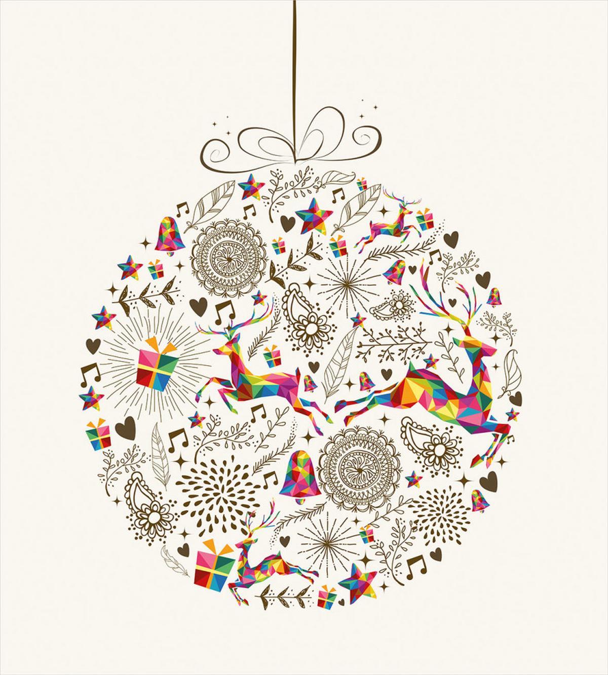 Polygon Deer as Ball — Pattern