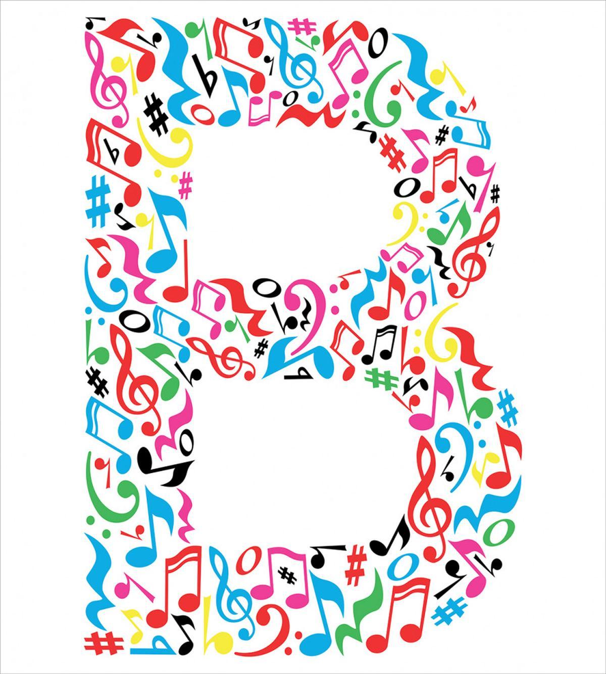 Colorful Do Re Mi Art — Pattern