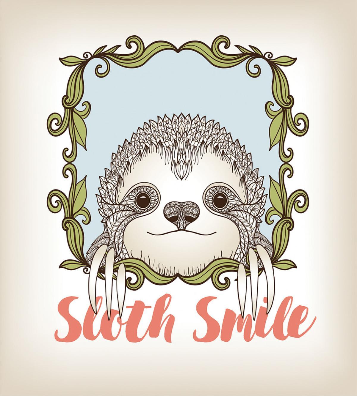 Animal Floral Frame — Pattern