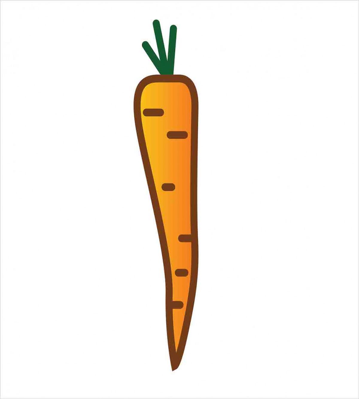 Carrot Drawing — Pattern
