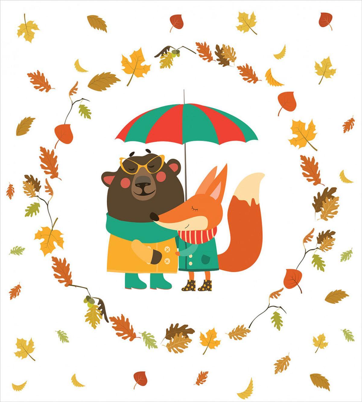 Autumn Fox and Bear — Pattern