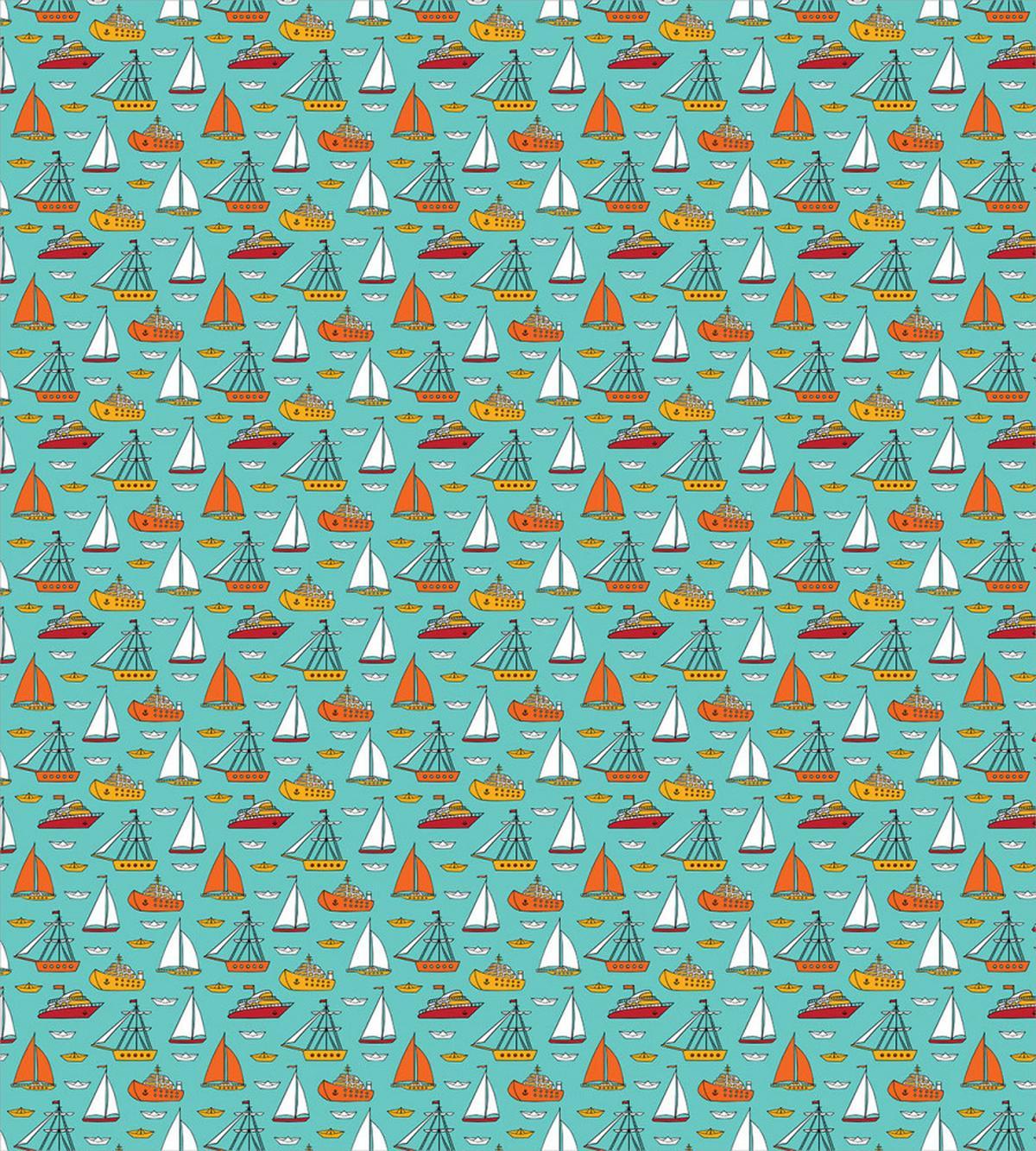 Sea Transport Ships Boats — Pattern