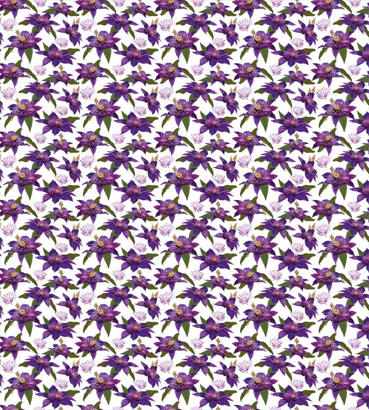 Clematis Blossoms Look — Pattern
