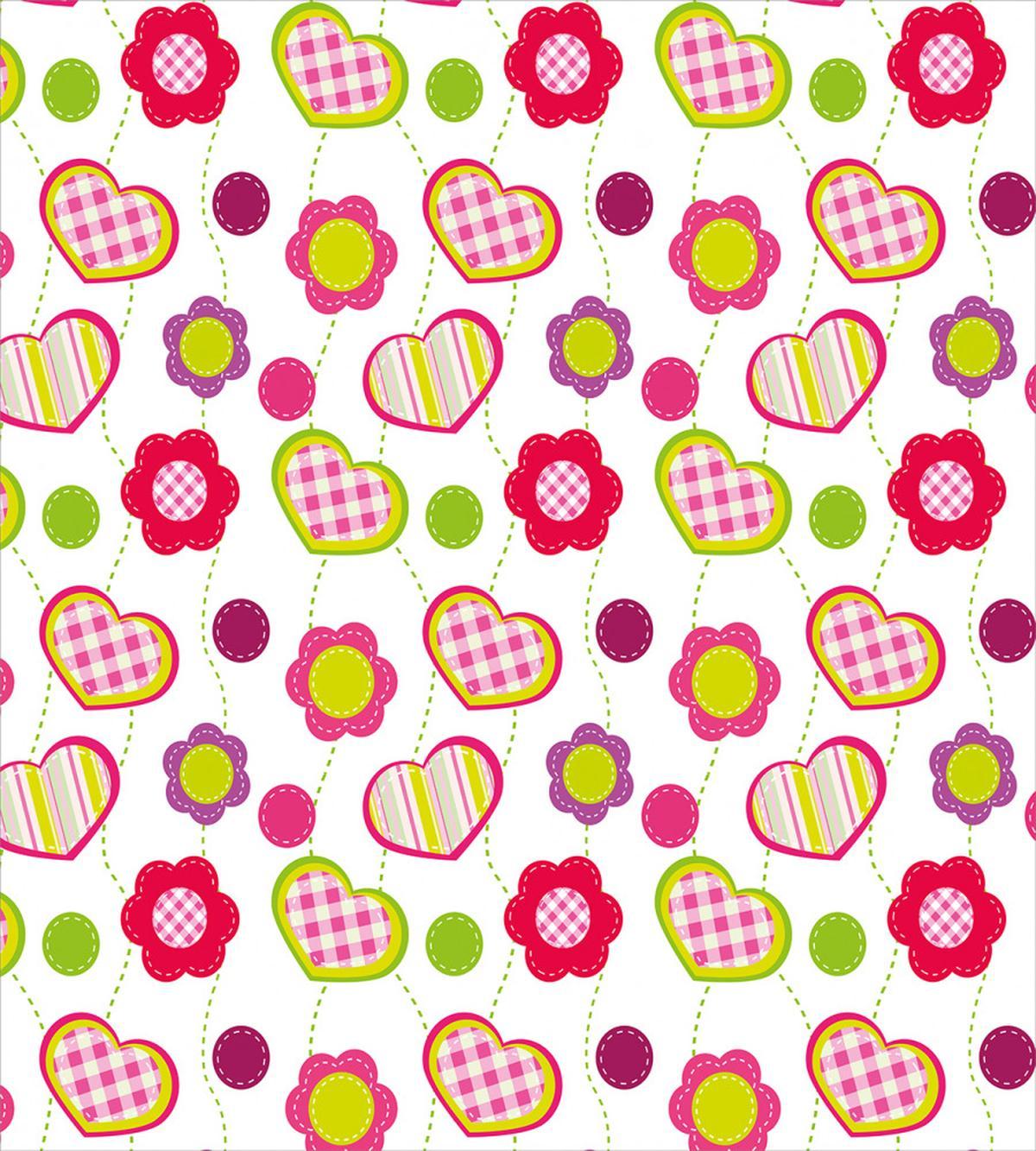 Patchwork Flowers Hearts — Pattern