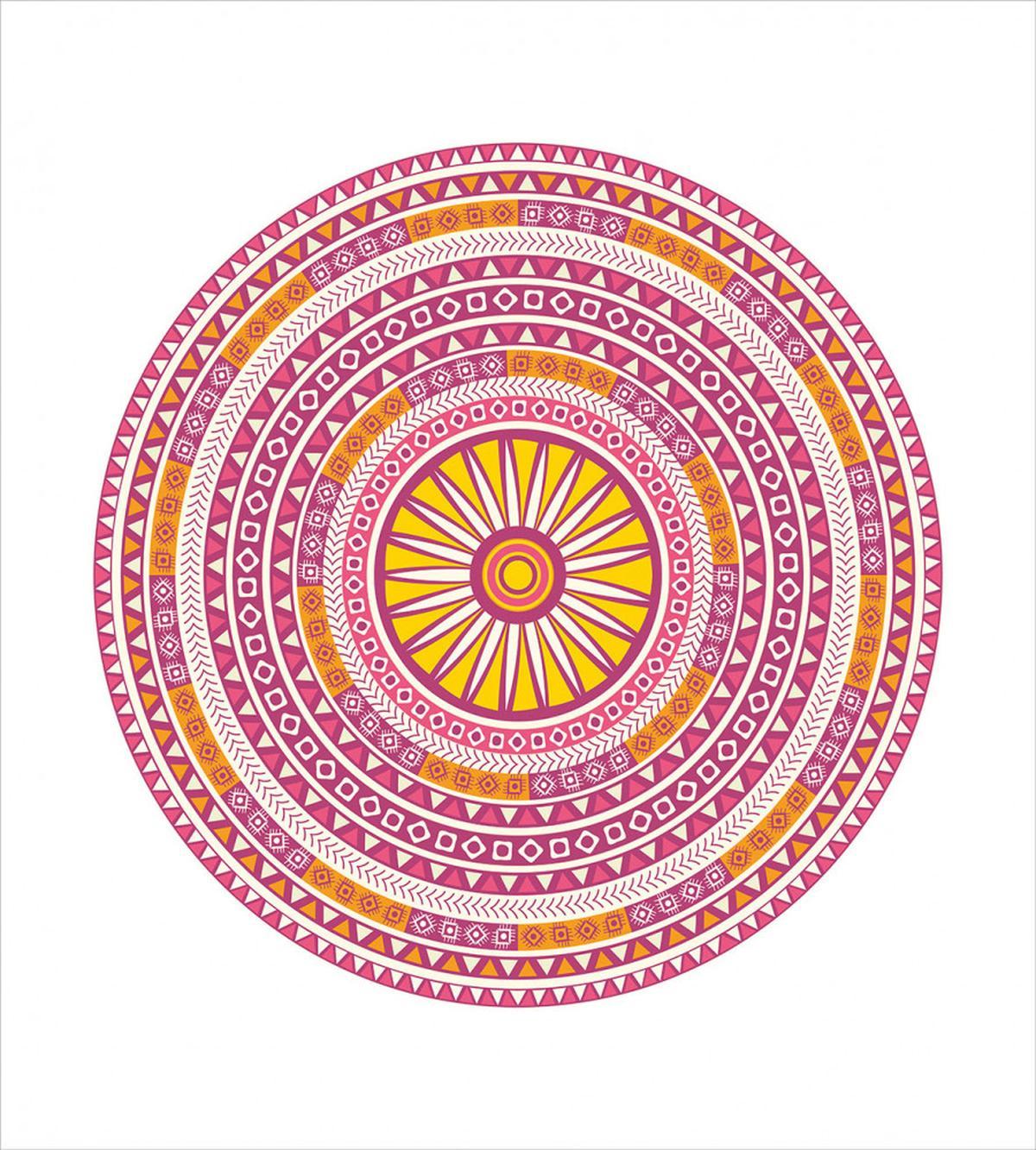 Abstract Bohemian Medallion — Pattern