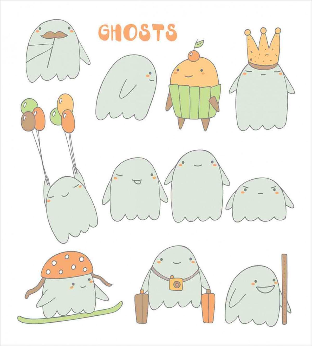 Funny Scary Characters — Pattern
