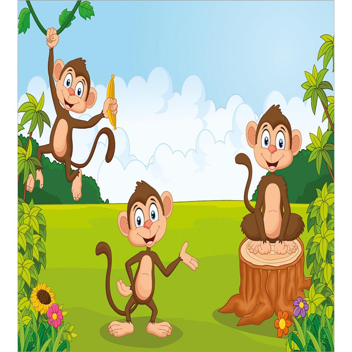 3 Monkeys Safari — Pattern