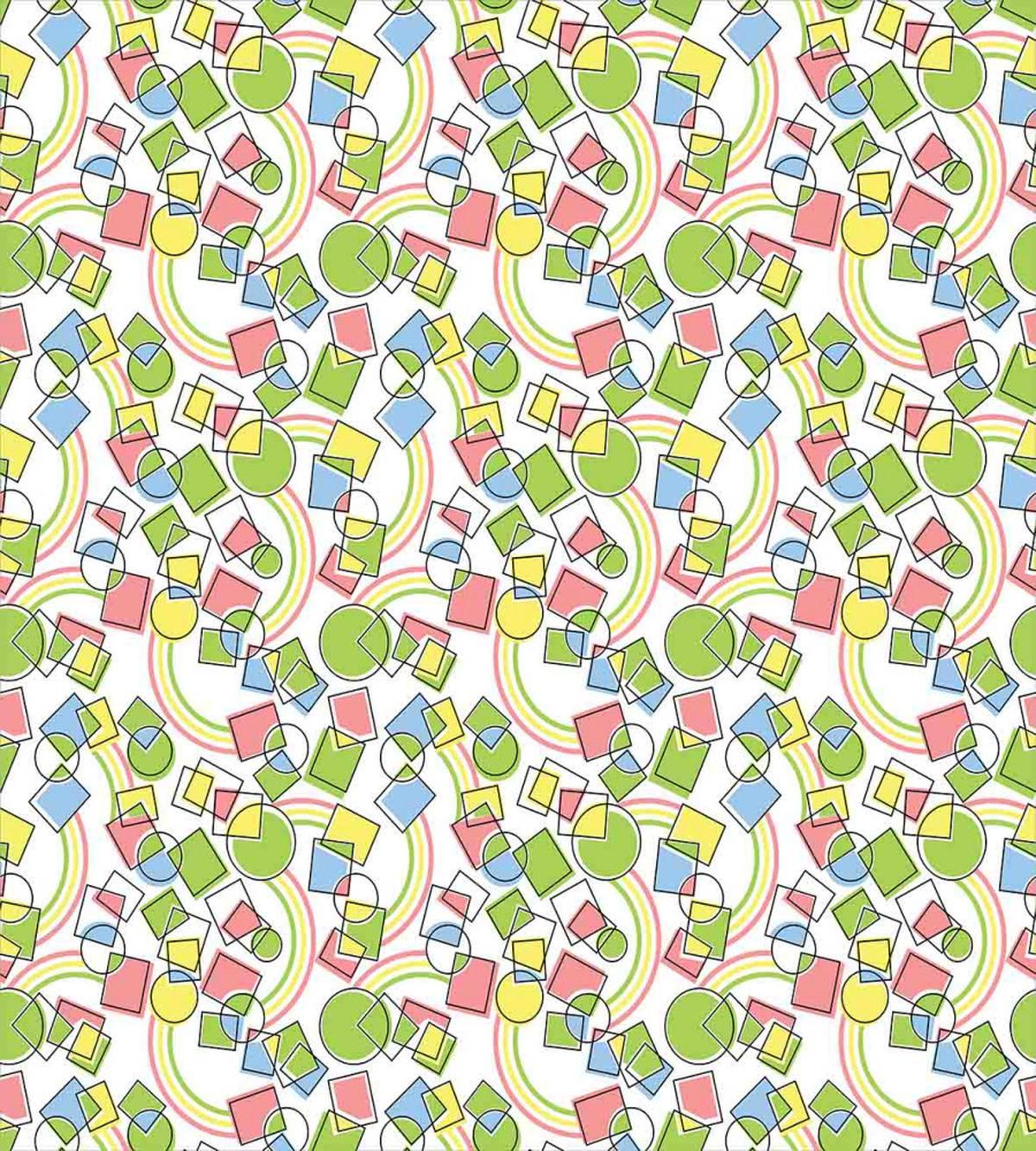Lively Colored Shapes — Pattern