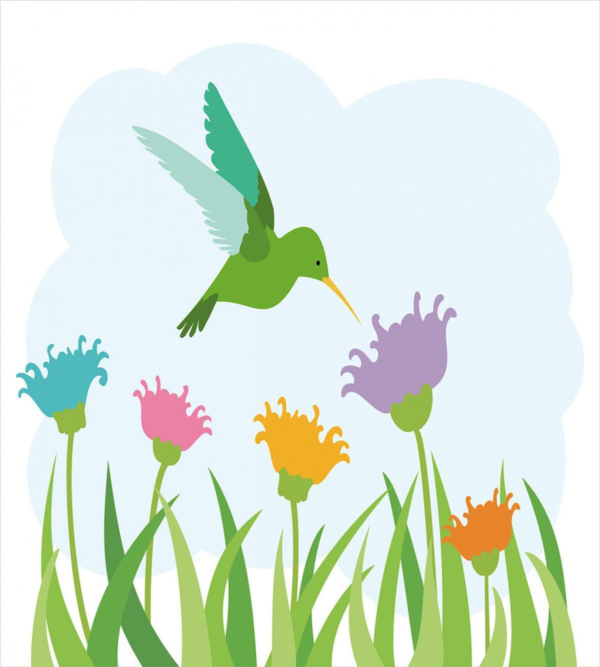 Garden Art Hummingbird — Pattern