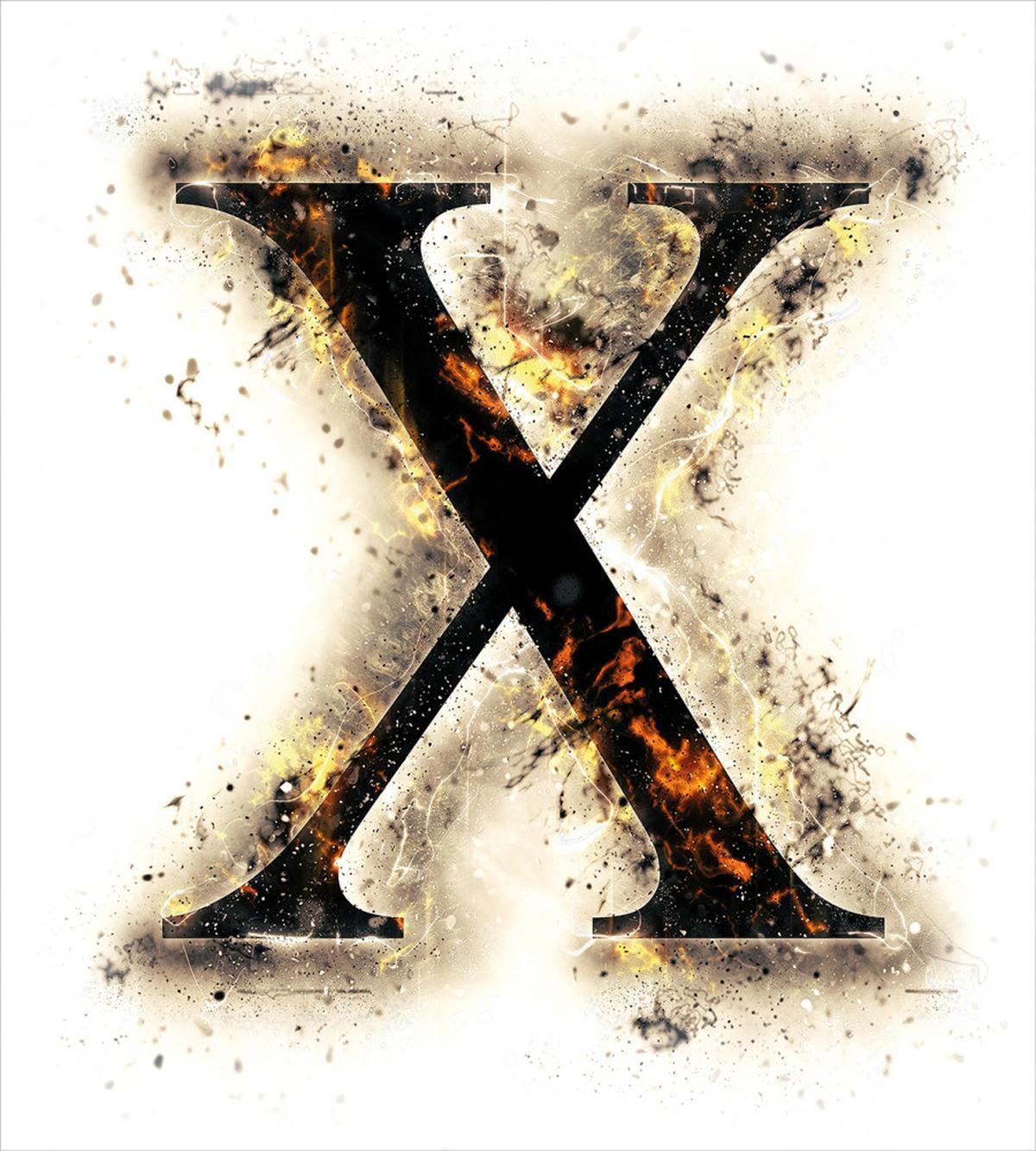 Letter Fire Effect — Pattern
