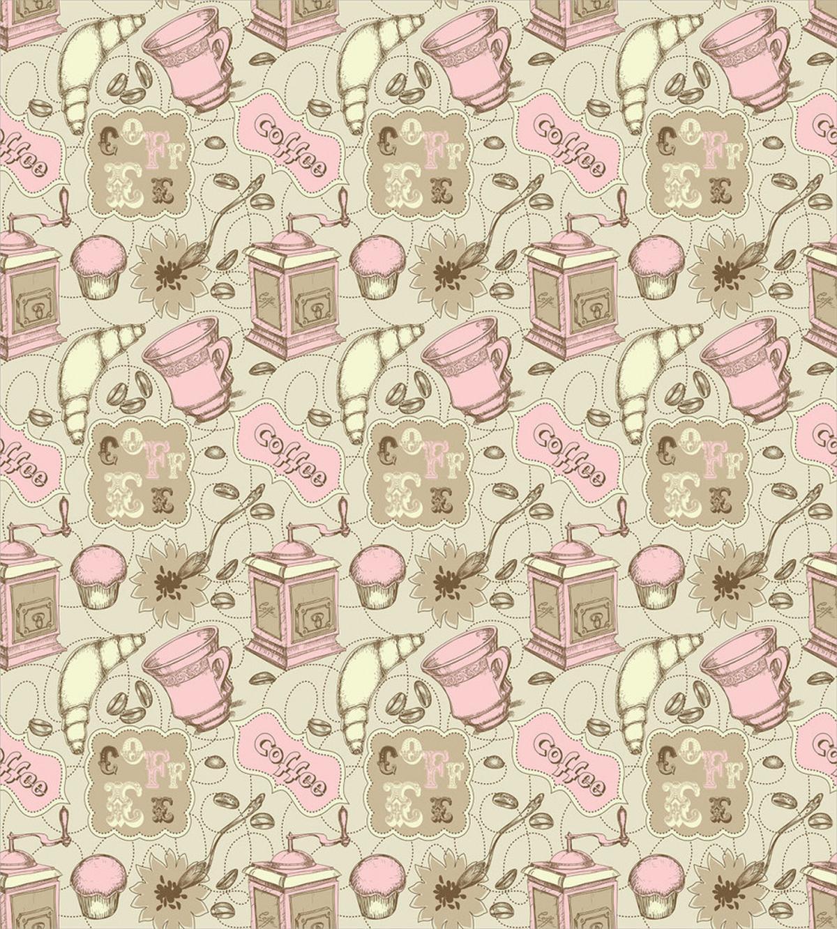 Tea Pots Cups Cakes — Pattern
