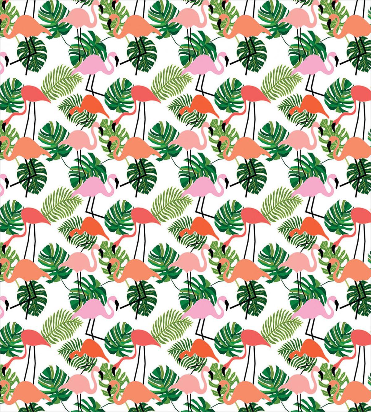 Hipster Flamingo Monstera — Pattern
