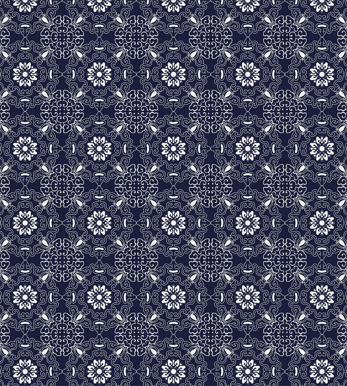 Vintage Spirals Curves — Pattern