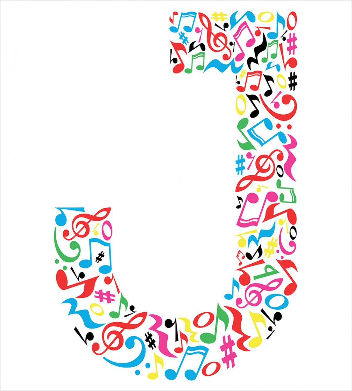 J Typography — Pattern