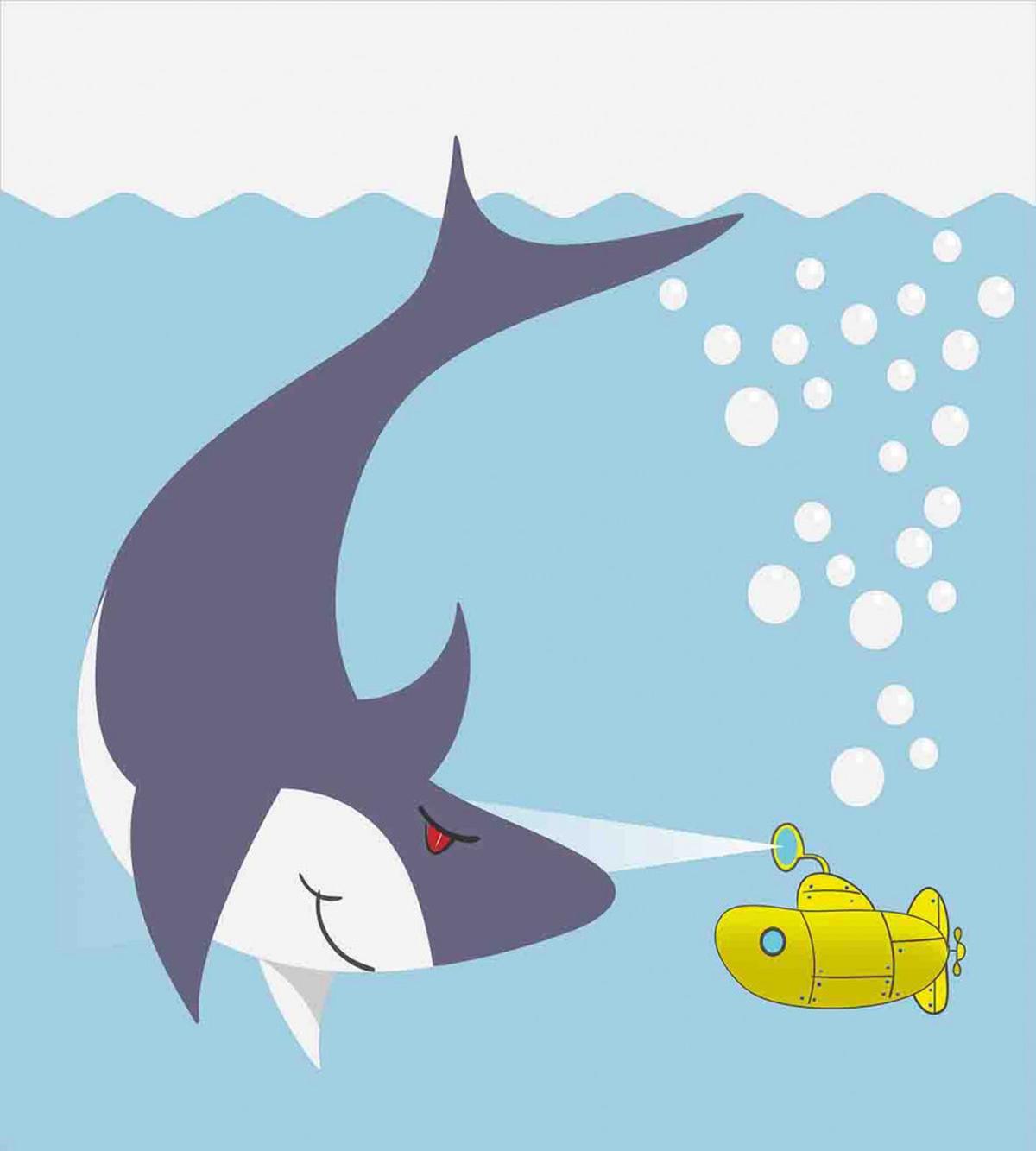 Shark Bubbles — Pattern