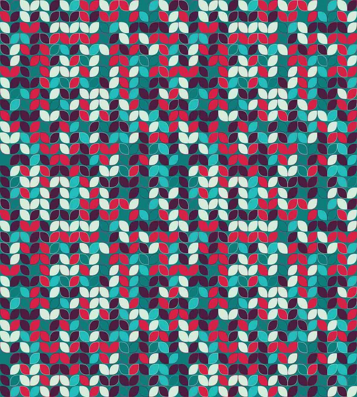 Oval Leaf-like Shapes — Pattern