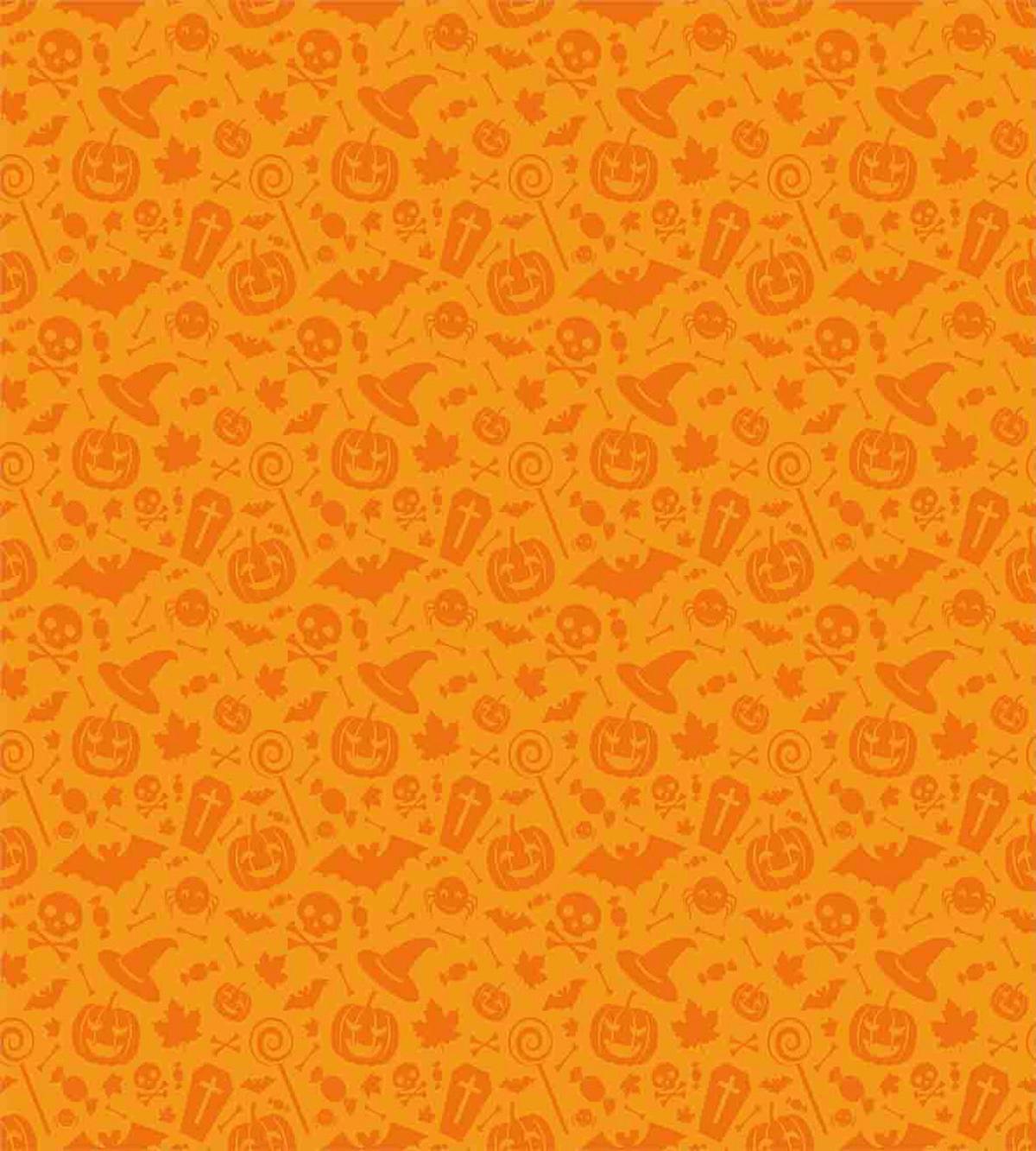 Halloween Pumpkin Skull — Pattern
