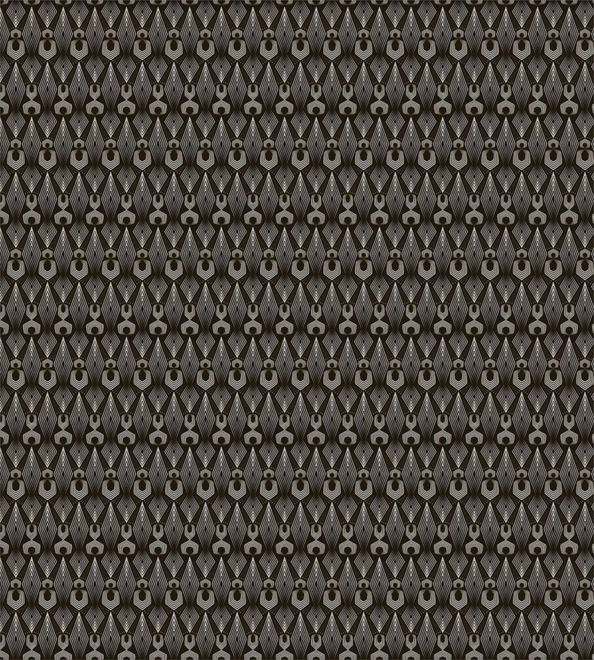 Shapes Streaks Retro Art — Pattern