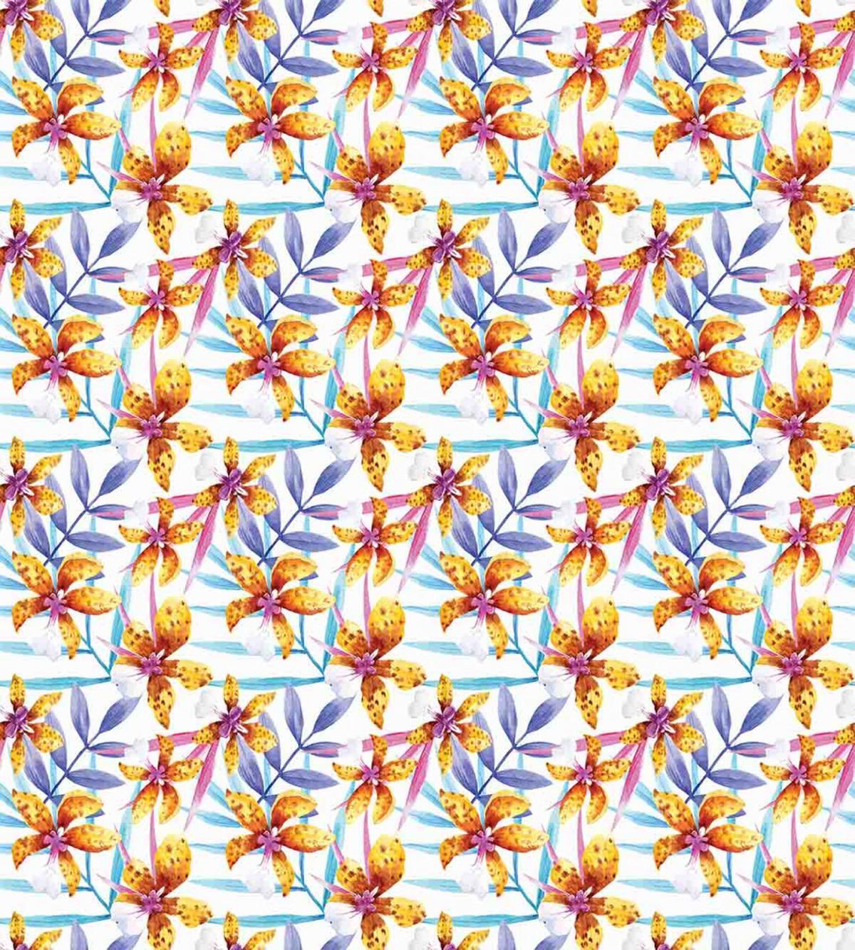 Watercolor Floral Artwork — Pattern
