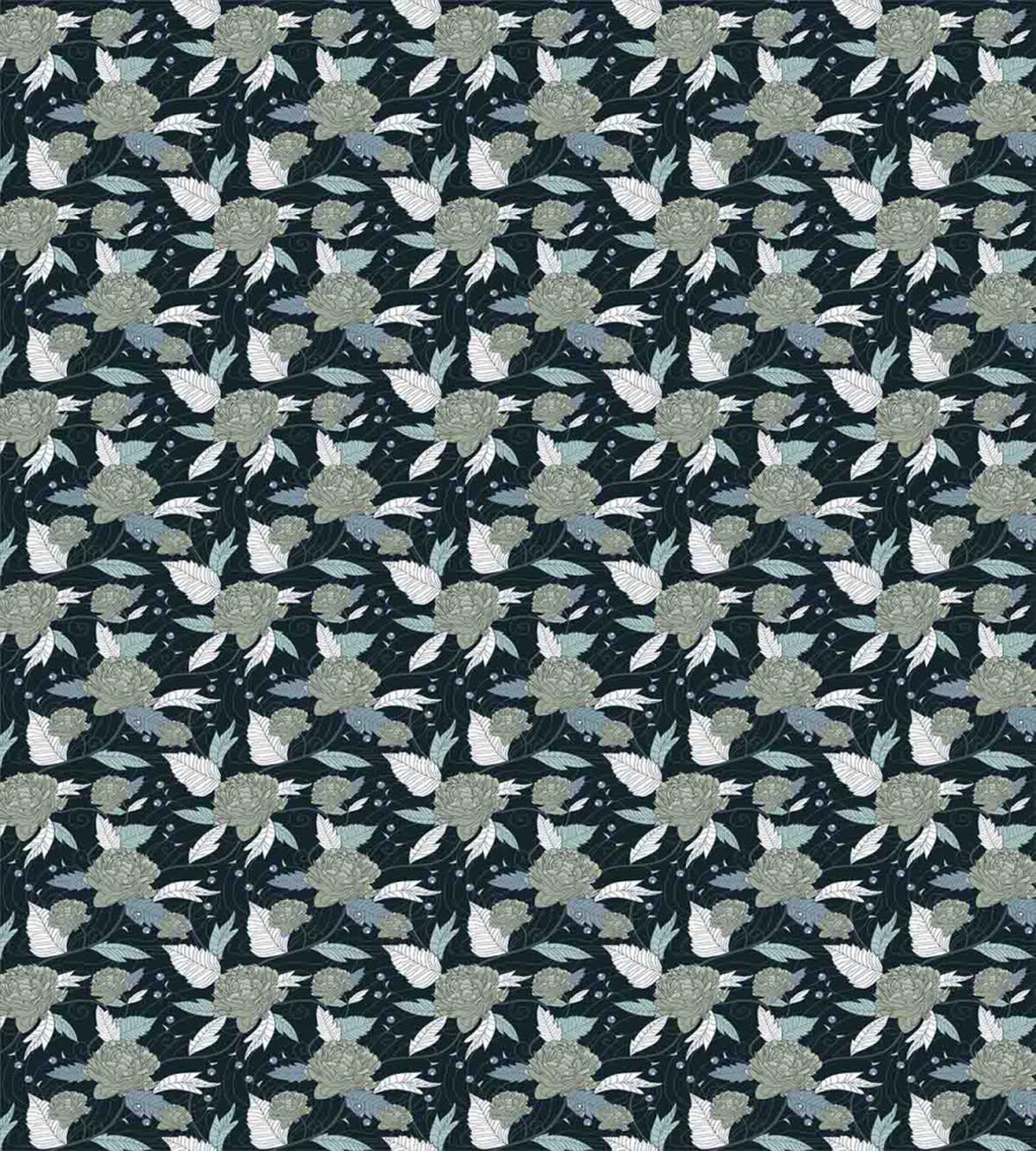 Retro Peonies — Pattern