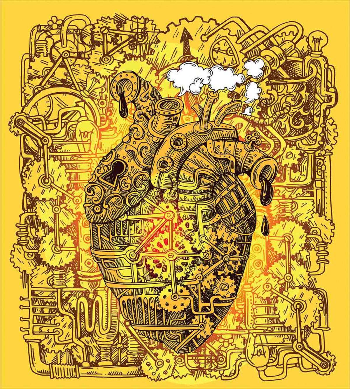 Factory Heart Image — Pattern