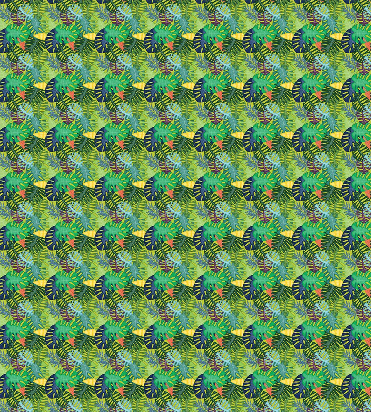 Abstract Tropical Leaves Art — Pattern