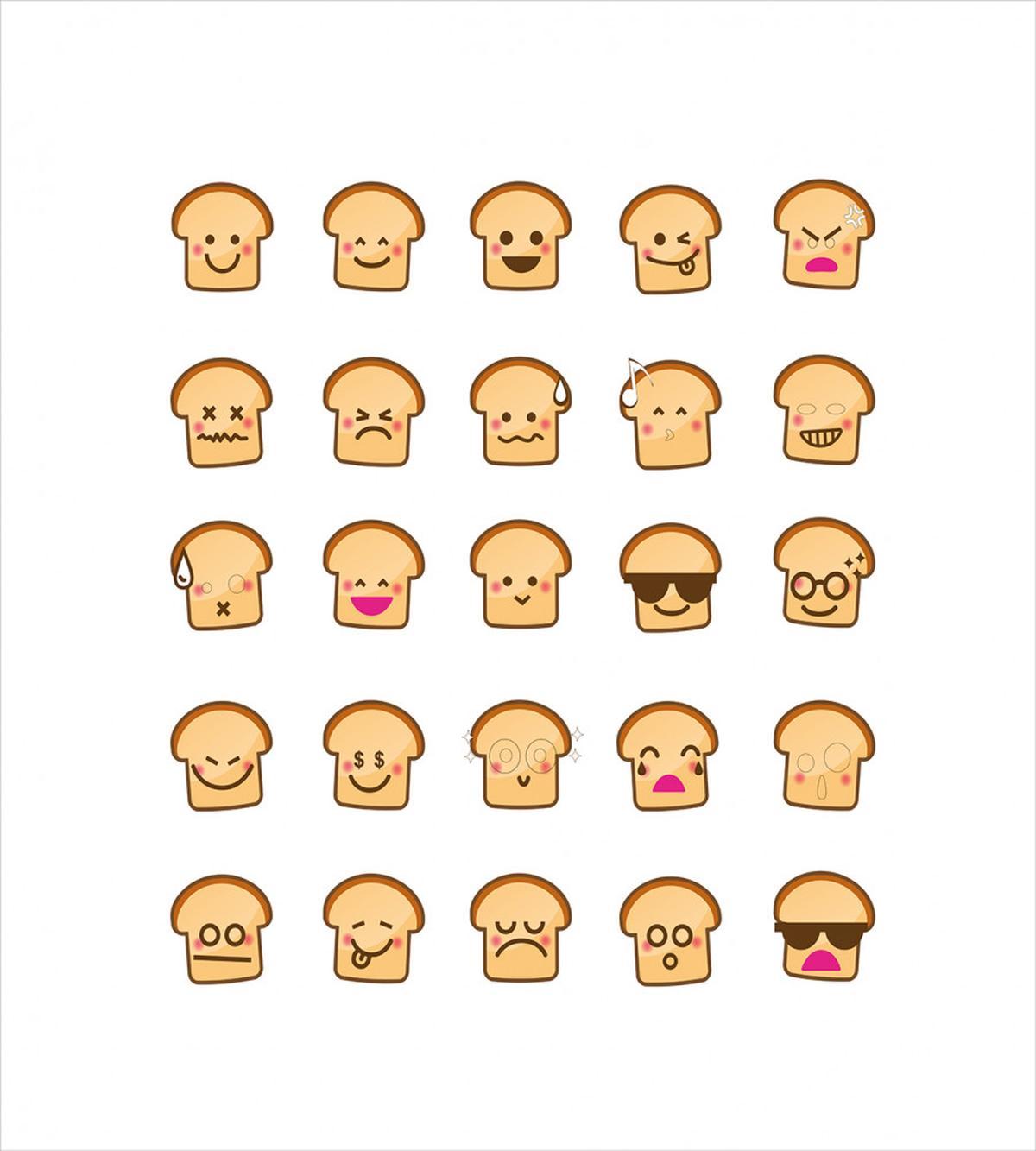 Different Emotions Bread — Pattern