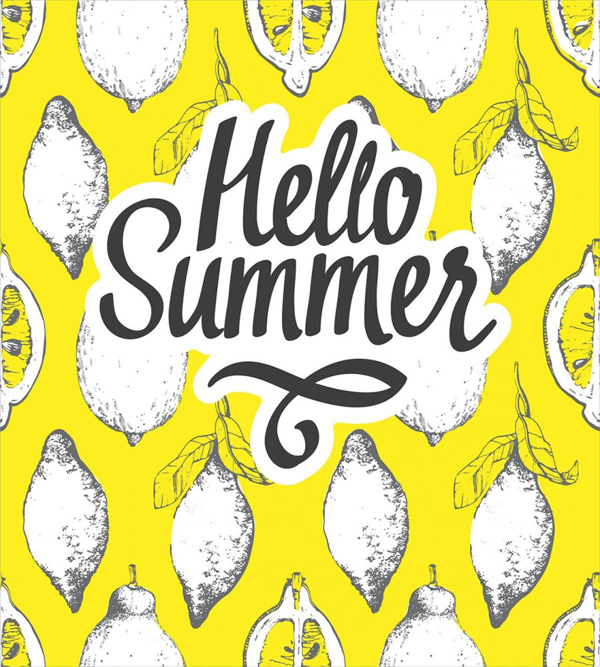 Retro Summertime Lemons — Pattern