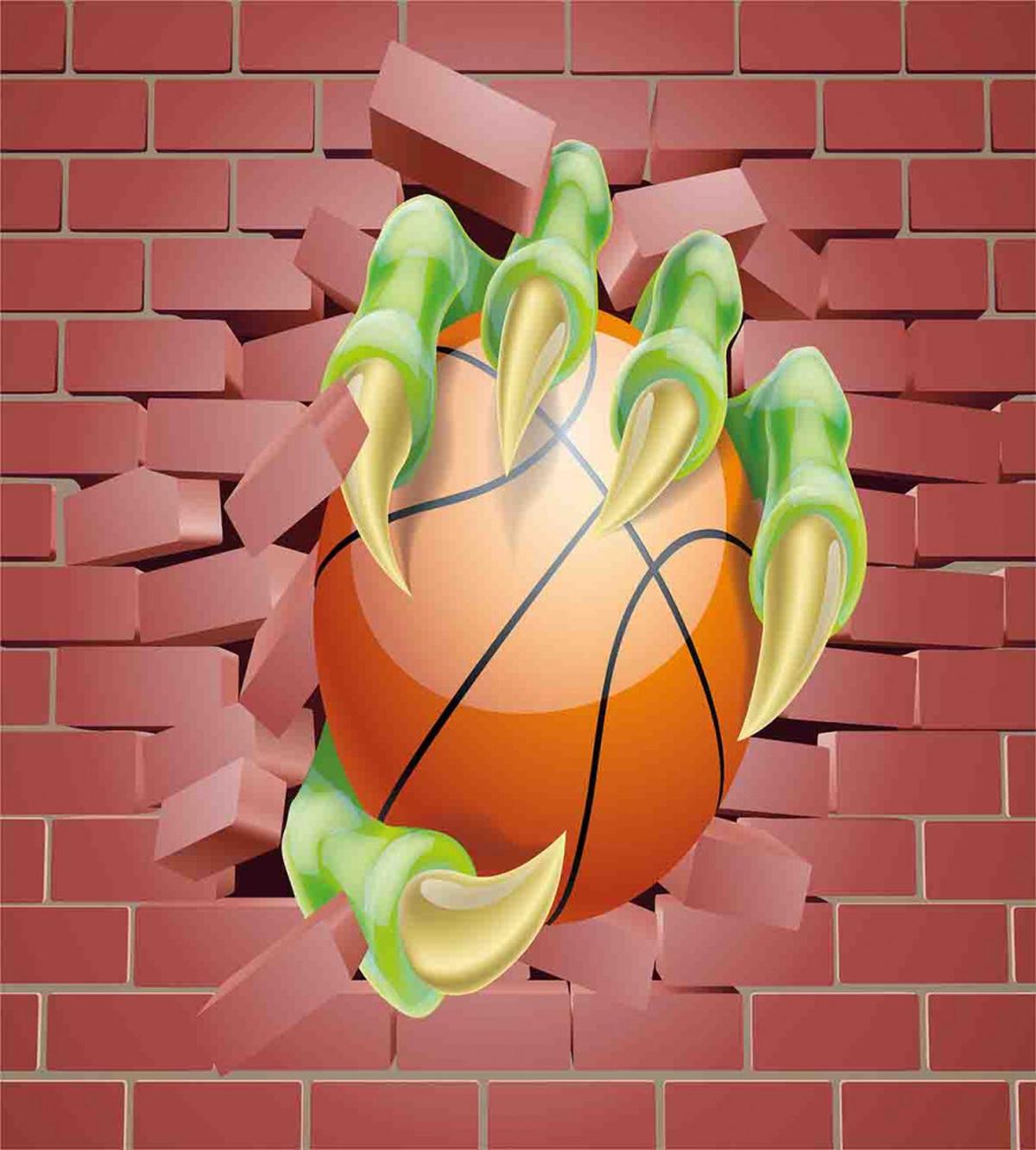 Basketball Cartoon — Pattern