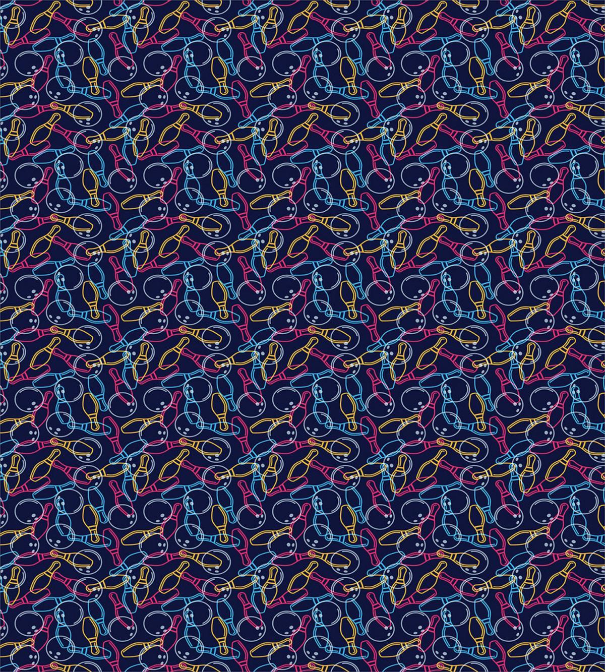 Vibrant Color Outlines — Pattern