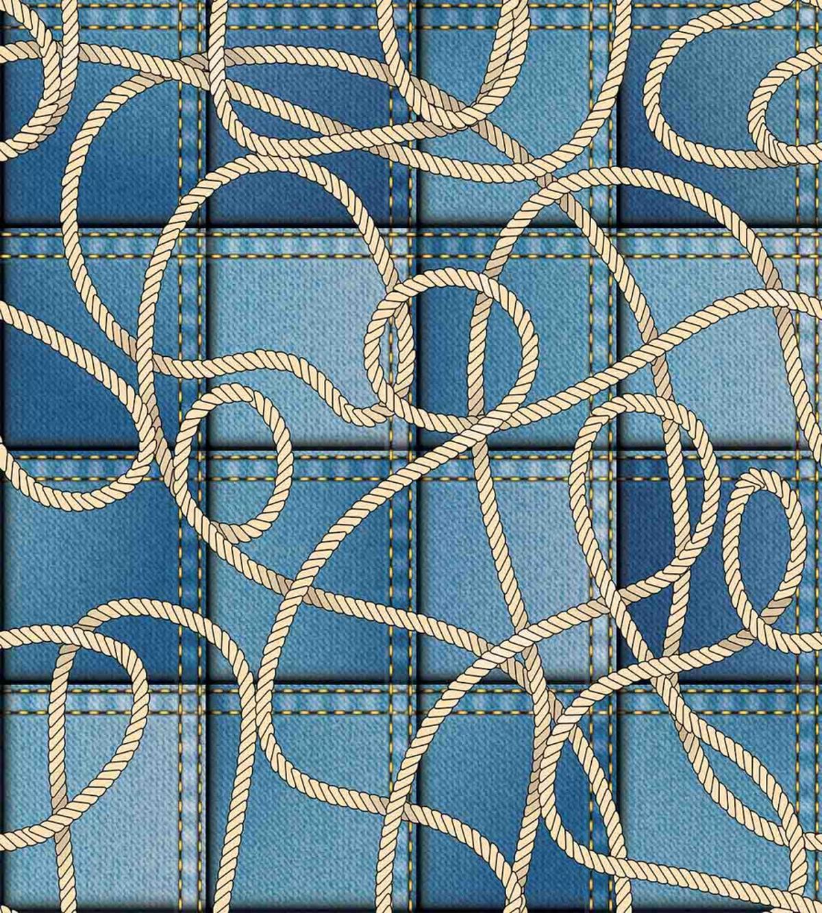 Denim Patchwork Rope — Pattern